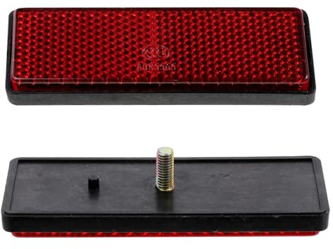 FUNOMOCYA 10 Pezzi Riflettori in Plastica per Bicicletta per Sicurezza e visibilità Notturna Accessori per Veicoli a Due Ruote e Bicicletta