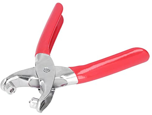 Jelquix Ösen-Stanzzange, Langlebiges Metall-Ösen-Nieten-Stanzzangen-Set für Kleidungsreparatur und Kunsthandwerk mit 100 Stück 4-mm-, Anwendbar für Leder, Stoff und Papier