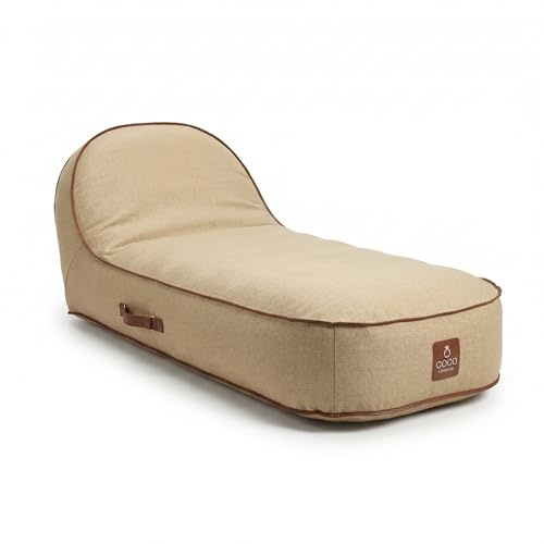 Coco Lounge Lettino Palma gonfiabile Design per giardino esterno di alta qualità - Sedia a sdraio per terrazza - relax tranquillità e relax (Boho)