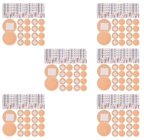 Healeved 600 Pcs Adhesive Bandages for Finger Joints and Fingertips Breathable Round Pe Wound Protectors Skin-Colored Plasters with Cushioning Suitable for Cuts Scratches and Sports