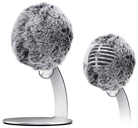 Compatible avec Shure MV5 Bonnette Micro en Fourrure Artificielle - Microphone Filtre Anti-pop Professionel pour réduire bruit pour Microphone Numérique Compatible avec Shure MV5 par YOUSHARES