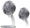 Microphone Furry Windscreen - Wind Shield Mic Windshield Muff Fur Custom Fit Compatible with Shure MV5 Condenser Microphone