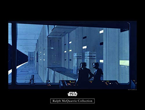 Komar Wandbild | Star Wars Classic RMQ Death Star Control | Kinderzimmer, Jugendzimmer, Dekoration, Kunstdruck | ohne Rahmen | WB132-40x30 | Größe: 40 x 30 cm (Breite x Höhe)