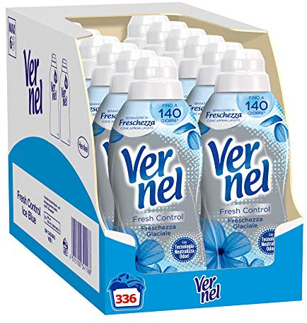 Vernel Fresh Control Weichspüler, geruchsneutralisierend, frostig frisch, 12 x 700 ml