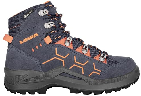 LOWA Stiefel mittel KODY EVO GTX MID JUNIOR [2024] stahlblau/orange, 27