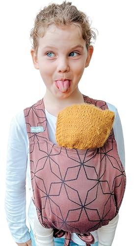 Hoppediz Marsupio per bambole, giocattolo per bambini, motivo: Malmö rosa chiaro