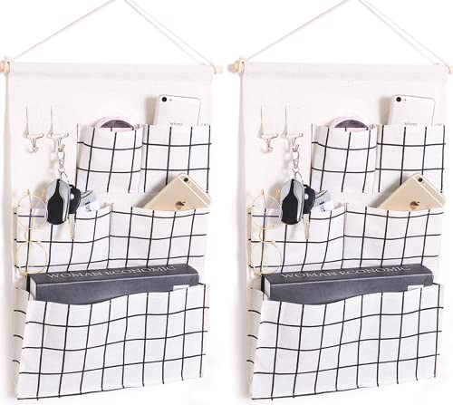 Arawat 2 St. Tür Hängeorganizer Wand Organizer Hängend Tasche Tür Hängeaufbewahrung Camping Aufbewahrungstasche für Wand Büro Tür Bad Schrank Tür Hanging Utensilientasche Hängekörbchen