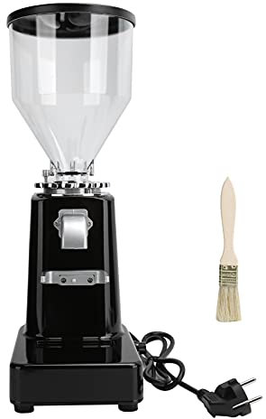 Moulin à Café Expresso électrique Pour Grains, Moulin à épices, Moulin à Café électrique Pour un Usage Domestique Commercial EU 220 V Noir