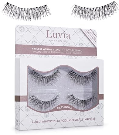 Ciglia artificiali look naturale con colla per ciglia - Luvia Cosmetics - Vegan Lashes Duo - Cassandra