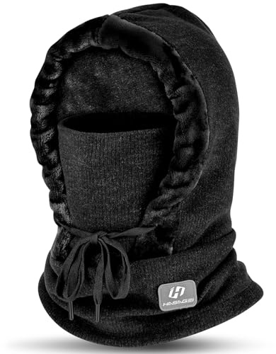 GXCROR Sturmhaube Balaclava Motorrad Skimaske Fahrrad Warm Fleece Winter Ski Maske für Herren Damen Männer Frauen