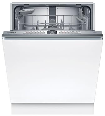 Bosch SMV4HTX00E Serie 4 Geschirrspüler, 60 cm, vollintegrierte Spülmaschine mit Besteckkorb, Extra Trocknen, Flex Körbe, Rackmatik, Silence Programm, Programmassistent, Home Connect, Info Light