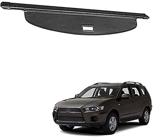 KEAAN Auto Einziehbar Laderaumabdeckung Kofferraumabdeckung für Mitsubishi Outlander Ⅳ 2021-2023, Ausziehbar Kofferraum Schutz Abdeckung Rollo Auto Frachtabdeckungen Ersatz Zubehör