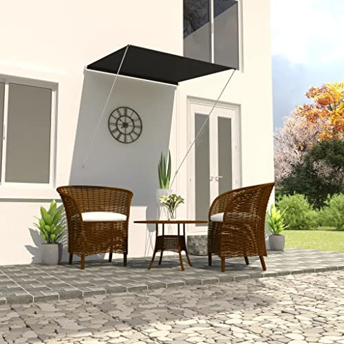 Lawn & Garden Ausziehbare Markise 100x150 cm Anthrazit Outdoor Living