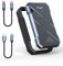 Fikwot FP90 Externe SSD 500GB – Portable Festplatte bis zu 2050MB/s, USB 3.2 Gen2x2, Stoßfest (IP68), Kompatibel mit Smart-TV, Kameras, iPhone 15, Mac und mehr