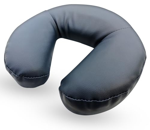 HOINCO Massagebett Kopfstütze Gesicht nach unten Kissen Verstellbarer Massagetisch Gesicht Wiege Rest Kissen. (Dunkelblau)