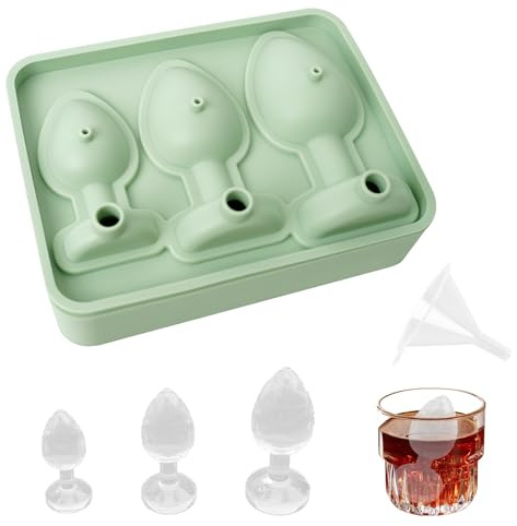 Eiswürfelform Lustig Silikon Eiswürfelform für Cocktails Wiederverwendbar