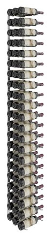 Brushed Nickel Wine Cooler Refrigerator for 63 Bottles W Series Pro