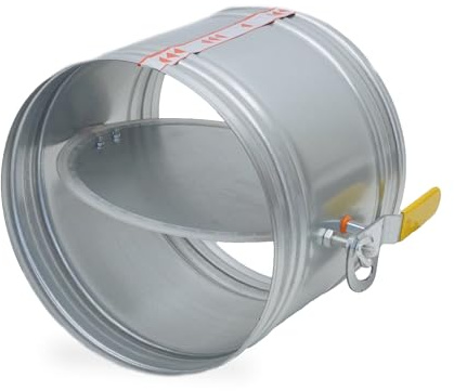 10 HVAC Duct Manual Volume Backdraft Damper with Adjustment Handle Metal Adjustment Airflow Ducting Backdraft Damper Control for Air Ventilation System