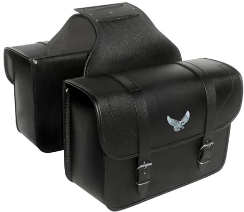 Vader Sports Universal Fit Motorrad Satteltaschen Motorrad Leder Packtaschen Paar Überwurf Stil Aufbewahrung Gepäck Taschen