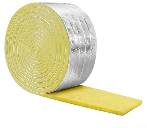 Film isolant en fibre de verre avec dos en feuille d'aluminium pour protéger les tuyaux dans n'importe quel environnement