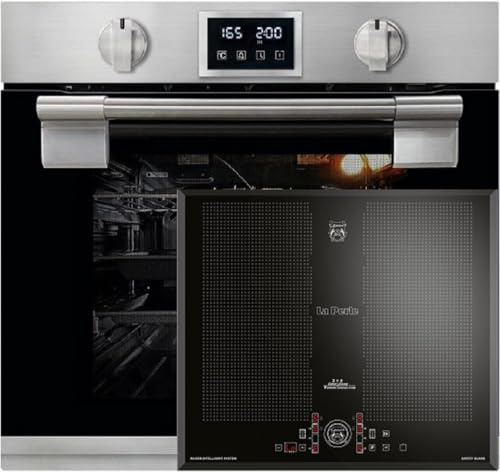 Kaiser Backofen-Set Herd Set Autark Einbau Backofen, Bratautomatik,massives Metall, 79L mit Induktions-Kochfeld 60 cm FREE ZONE mit 2 FLEX Induktions-Zonen EH 6337+KCT 61 FI