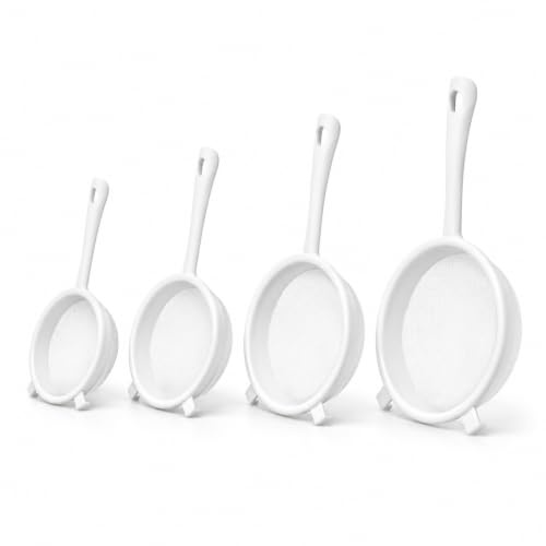 4PCS Sieve, Plastic Sieve, Small Sieve - Set