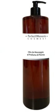 Olio da Massaggio Elasticizzante al Profumo di Peonia 1 L 1000 ml