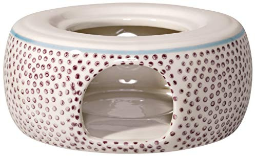 Bloomingville Stövchen Patrizia Retro Teewärmer Vintage Kannenwärmer ø 14,5 cm, lila, Keramik