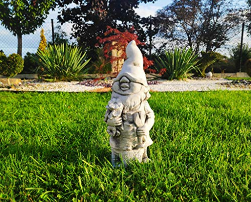 Green Lane Garden Steinverzierung Gartenzwerg Glücklich