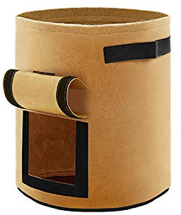 Omenluck 1 sac à légumes avec fenêtre Velcro et poignées pour pommes de terre, tomates, carottes, autres légumes