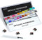 Shuttle Art Metallic Watercolour Paints Set, 24 Colours Glitter Watercolour Paints in Half Pan with Water Brush Pen Watercolour Pad &Metal Box, Art Supplies for Watercolour Painting, Calligraphy
