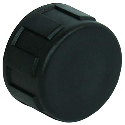 GASMIS PP Gewindefitting Schraubfitting, Gewindekappe IG 1/2, Endkappe, Kappe Innengewinde 18,70mm, 5 Stück