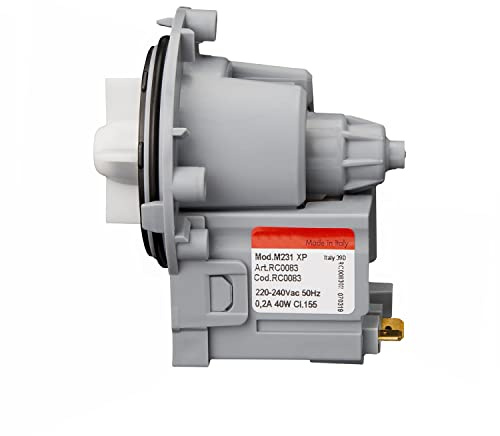 MIRTUX Magnetische Ablaufpumpe für verschiedene Waschmaschinenmodelle: Askoll, LG, Otsein, Samsung, Zanussi, Corberó, Gorenje, Modell M231 XP 40 W, M332 - T2124 - T2107
