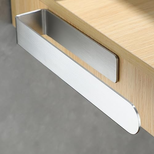 YIGII Hand Towel Holder, 30cm Self Adhesive Towel Rail, Stainless Steel | No Drilling Required, Rust Resistant, Space-saving Design for Easy Access to Towels, Fits for Bathroom, Kitchen and Vanity