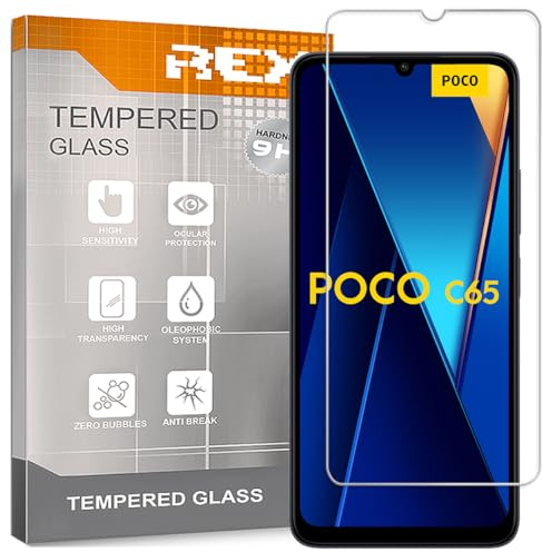3X Protector Pantalla para XIAOMI Poco C65 4G - XIAOMI REDMI 13C 4G - REDMI 13C 5G, Cristal Vidrio Templado Premium