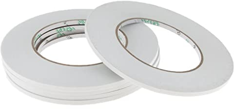 MagiDeal 5x Ruban Adhésif Double Face Acrylique Résistant à La Chaleur 50m, 3mm