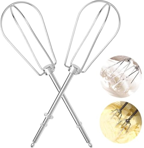 EXIN DEHCEN 2 Piezas Batidora de Varillas Batidor Manual, Batidora Manual de Acero Inoxidable, Arillas Cocina de Alambre, Varillas Cocina para Mezclar, Revolver la Masa, Huevos, Espumar, Batir