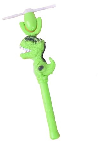 YSAMAX Flashing Dino Windmill, Eye- Catching Design And Dinosaur-Shaped Blades, Durable Construction And Weather-Resistant Materials, Choice For Kids, (GREEN)