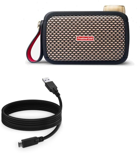 BoxWave Cable Compatible with Positive Grid Spark GO - DirectSync - USB 3.0 A to USB 3.1 Type C, USB C Charge and Sync Cable - 6ft - Black