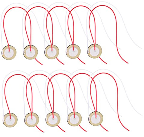 COSMEVIVI 12pièces Lot De Disques Piézoélectriques Et Diaphragmes Pour Accessoire Guitare Et Micro Acoustique
