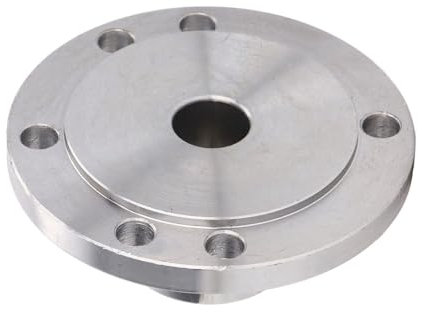 MUNEFE Piastra frontale per tornio in acciaio, flangia del mandrino, piastra frontale per mandrino in acciaio al manganese alto 100 mm per K11 100 K12 100 K72 100 (25 mm)