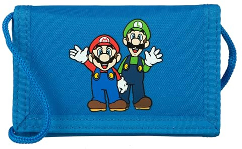 Undercover, Super Mario Monedero Niños Niños Niñas Adolescentes Portemonnee Bolsos Fan, Bolsos de 8 x 13 cm Dinero Billetera Seguro Viaje Bonito Regalo, rojo, 8 X 13 Centimeter, Bolsillo en el pecho