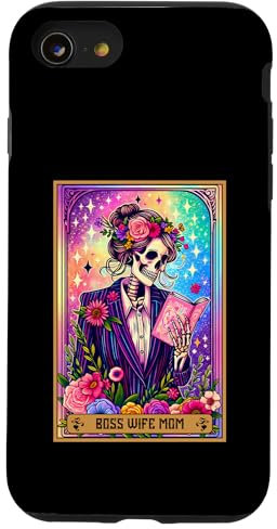 Carte de tarot Boss Wife Mom pour la fête des mères Coque pour iPhone SE (2020) / 7 / 8