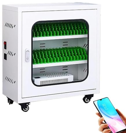 Cell Phone Charging Stations - USB Rechargeable Mobile Phone Charging Cabinet for Conference Rooms and Airports - Portable Secure Storage Box