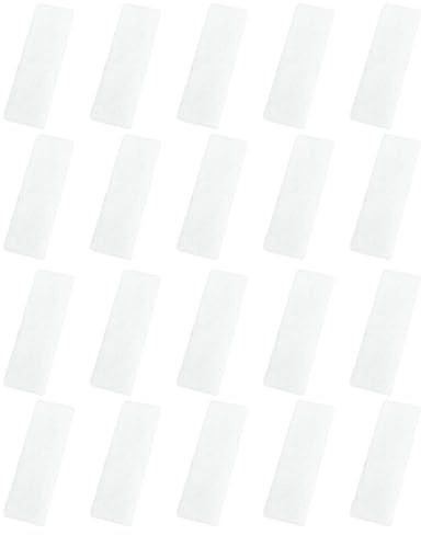 Filtro per friggitrice ad aria calda, filtro in spugna per friggitrici ad aria calda, 20 inserti filtranti in schiuma speciale per friggitrici da 5,7 l, barbecue, tostapane, forno a microonde e vapore