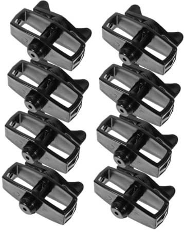 GALPADA 8pcs Black Plastic Wire Rope Tightener Electric Fence Line Tensioner Portable Garden Cable Tension Tool for Agricultural Fencing and Stock Wire Maintenance