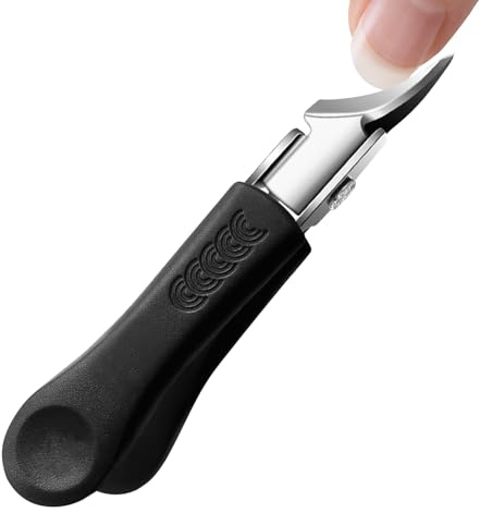 Zasdvn Cortauñas Curvas - Tijeras De Manicura,Herramientas De De Apertura Amplia Para Salones De Cuidado Hogar Viaje Mujeres Hombres