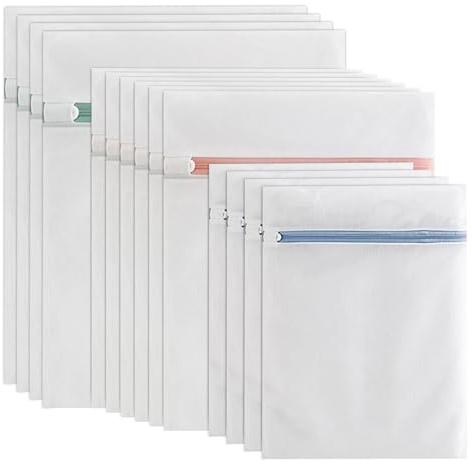 Newaner 14 stück wäschenetz für waschmaschin, 3 größen wäschesäcke, verformung und falten der kleidung zu verhindern, wäschebeutel mit reißverschluss für pullover, hemden, unterwäsche, strümpfe