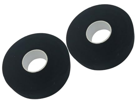 STOBAZA 2 Pièces Ruban Adhésif Hockey sur Glace Ruban Coton Résistant à Eau Antidérapant pour Poignée de Bâton Protection et Adhérence Améliorée