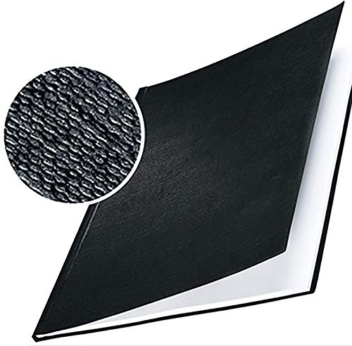 Leitz 73900095 Schnellhefter, 3,5 mm Rücken, Schwarz, ImpressBIND, 10 Stück